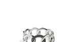 Pomellato 67 - silver bracelet   with    marcasite